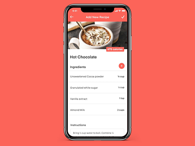 Meal Planner Concept: Recipe Builder app interaction design invisionstudio product design ui design ux design