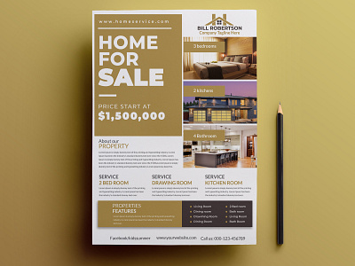 real estate & property flyer