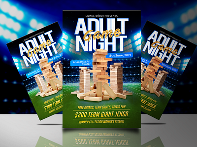 Event party flyer design