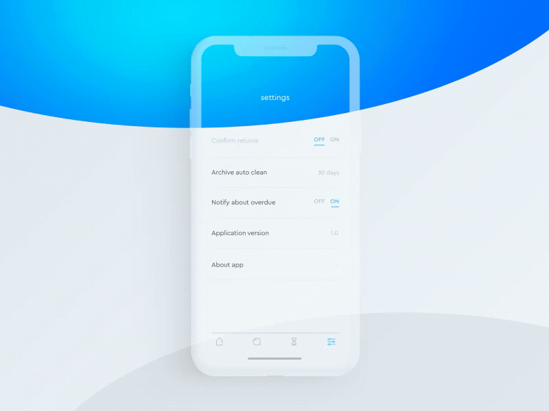 On / Off Switch with microanimation animation app dailyui micro mobile switch