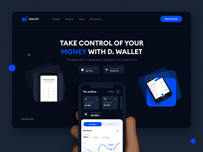 Money Wallet app design finance app mobile ui ux web