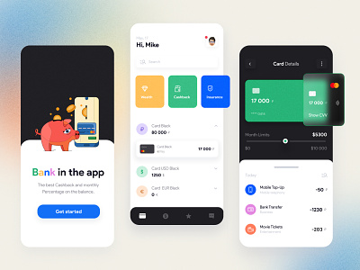 Mobile Banking App Design Concept