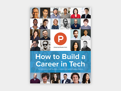 How to Build a Career in Tech - Product Hunt eBook Cover book cover ebook product hunt tech