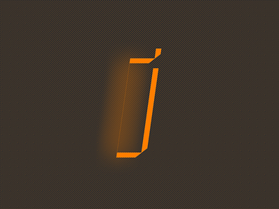 i logo anthracite dot grey i ilyas letter letter i orange polka