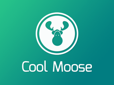 Cool Moose logo animal clean cool logo moose simple stylized