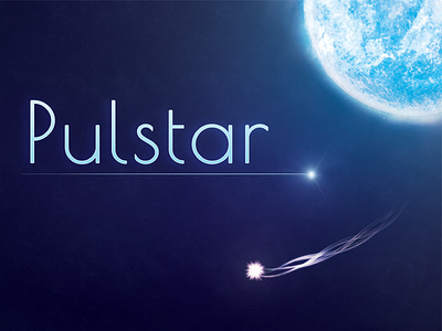 Pulstar blue game glow glowing planet pulsar pulstar shooting space star stars swirl