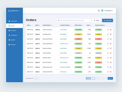 Orders | CRM