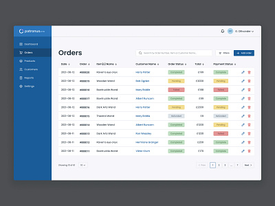 Orders | CRM