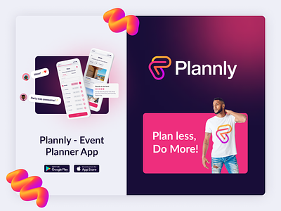 Brand Identity for Plannly I Event Planner App