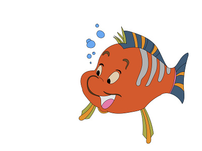 fish carton illustration vector