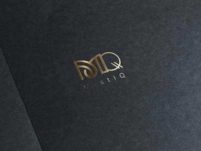 Gold Stamping Logo Design design flat icon logo typography