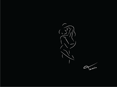 Sexy Female Silhouette Outline outline