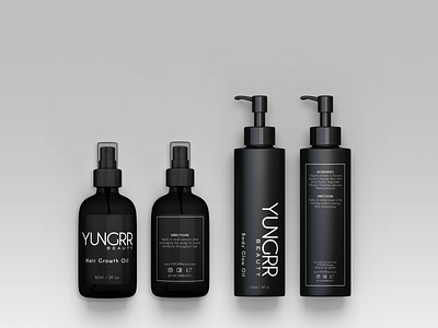 Cosmetic Brand Packaging Design branding design elegant label design minimal premium product packaging