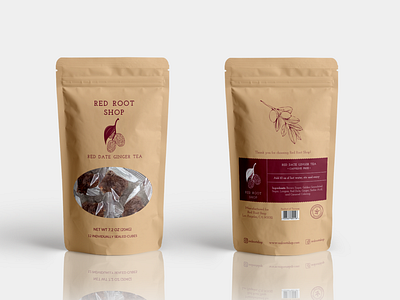 Tea Pouch Packaging Design