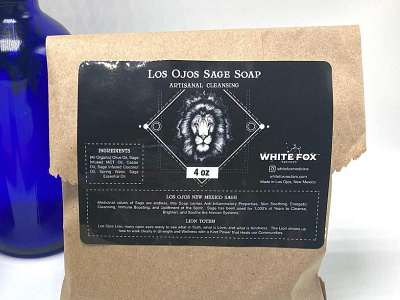 Sage Soap Artisanal Cleansing branding design elegant label design minimal premium product packaging