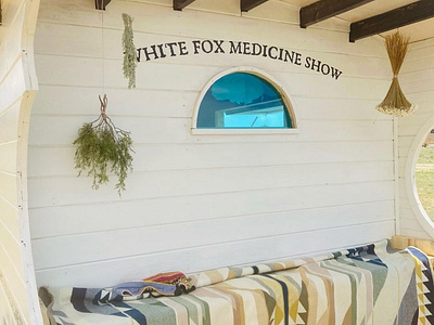 White Fox Medicine Show branding design elegant minimal premium