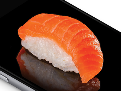 Murakami Sushi Delivery iPhone app Promo Screenshot ios iphone screenshot sushi