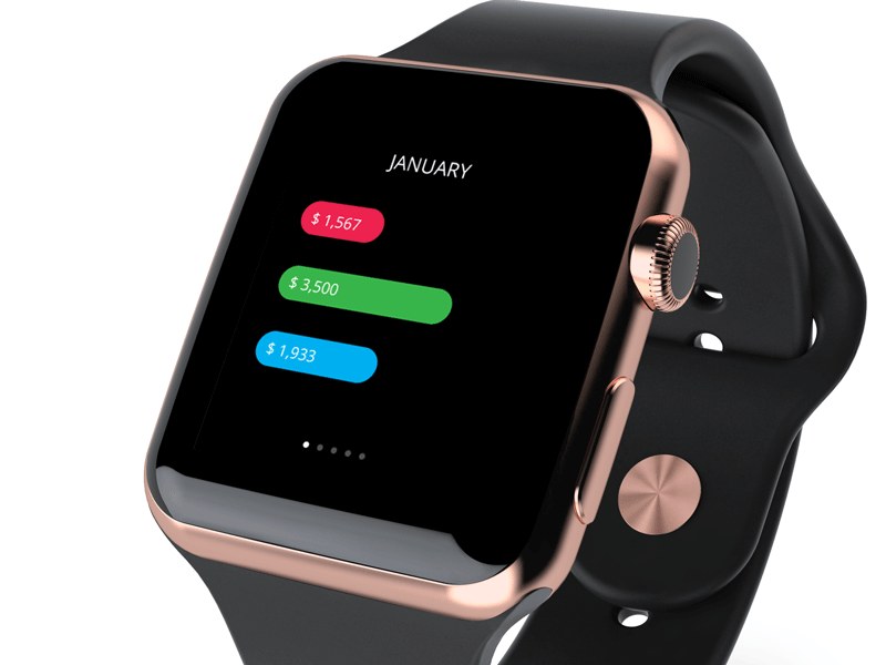 Spender Apple Watch Dashboard apple finance iwatch spender watch