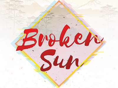 Broken Sun advertising flyer marketing photoshop promotion psd template