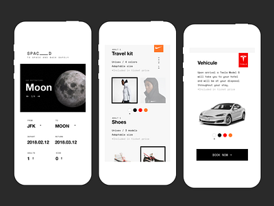 SPACED app moon nike spacedchallenge tesla