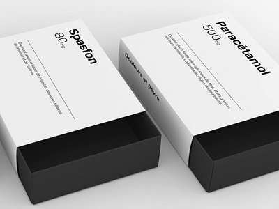 Medicine Packaging black medicine minimal packaging packaging design white