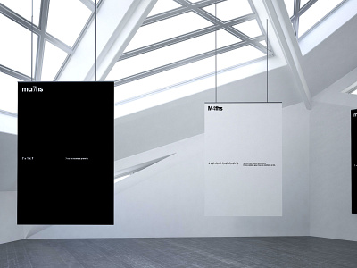 M47h5 4 7 art black exhibition exposition mathematics maths white