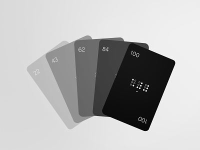 Jeu 100 cartes "Braille edition" 100 black black white braille carte jeu numbers