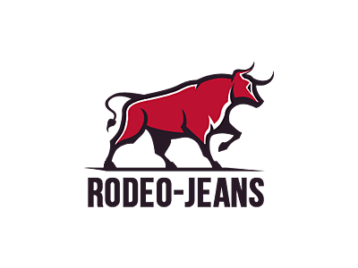 Rodeo-Jeans Logo bull jeans logo logotype redbull rodeo