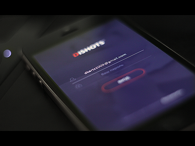 DiSHOTS login screen