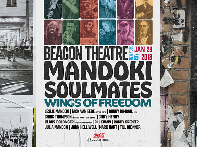 Mandoki Soulmates concert in NYC advertisement campaign concert poster