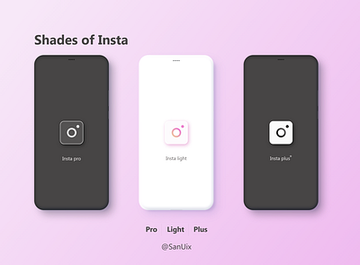 Shades of Insta abstract art adobe xd design adobexd app design design app designs figma instagram instagram design mobile mobile app design mobile design mockup mockup design mockups new mobile designs popular shades of insta ui uiux