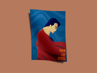 Superman Illustration character digital art digital illustration illustration illustrator minimal photoshop poster vector