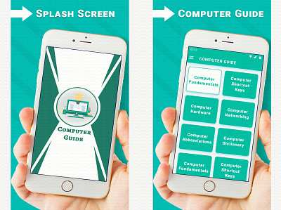 Computer Guide App Screen app design ui
