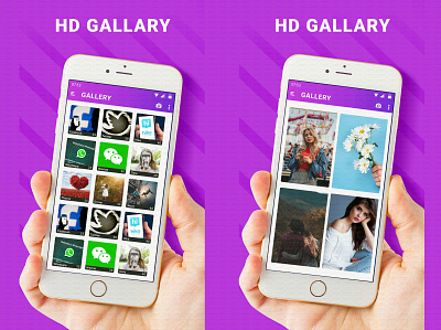 HD Gallary App app design ui