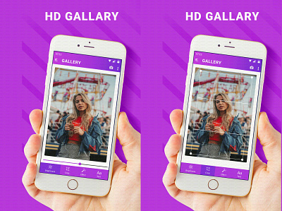 HD Gallary App_1 app branding design ui