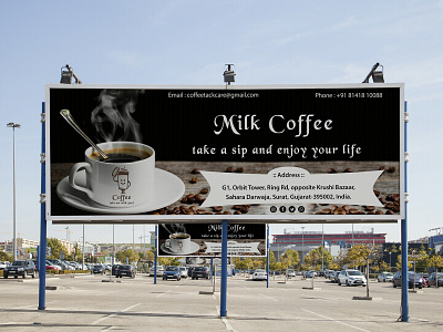 Coffee Bannar Design banner branding design website