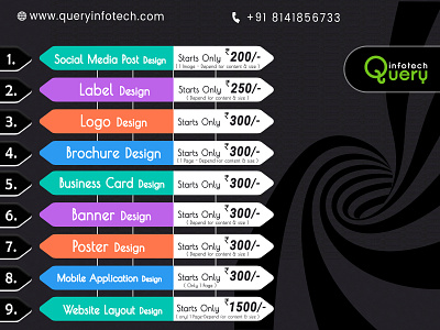Price List app branding design logo web website