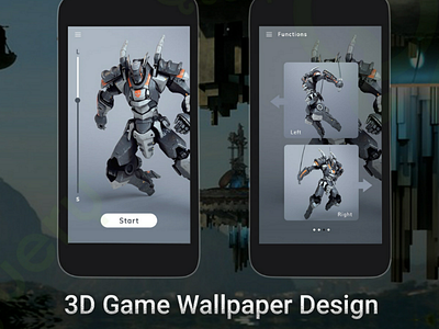 3D Game UI Design ui design