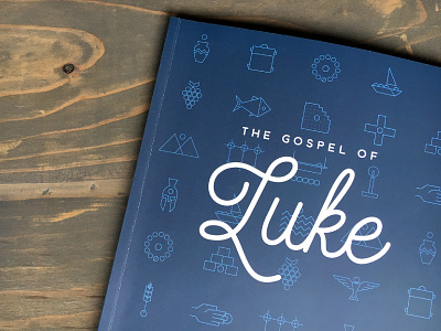 The Gospel of Luke Series Study Guides blue church icons series