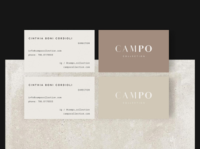 Campo_Branding bcard branding buisness card design designgrafico font graphicdesign logo logo design logotype print