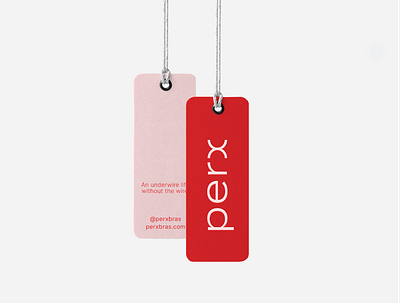 Perx Bras / ID aesthetic branding fashion graphic design hangtag logo logotipo logotype tipografia typography