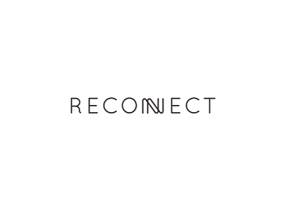 Reconnect logo branding diseño de logo diseño gráfico logo logodesign sanserif typography