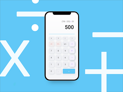 Daily UI 04: Calculator Design