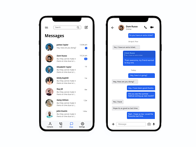 Daily UI 13: Messaging App