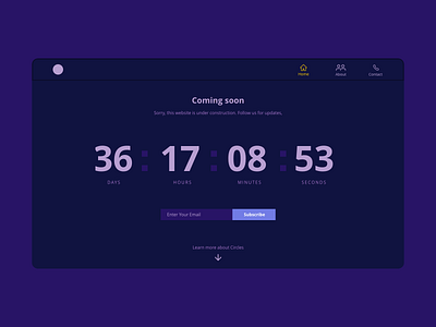 Daily UI 14: Countdown Timer