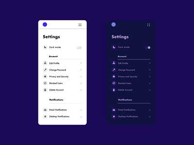 Daily UI 15: On/Off Switch dailyui dailyuichallenge dark mode design light mode mobile app ui ux