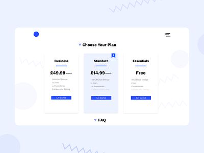 Daily UI 30: Pricing Table