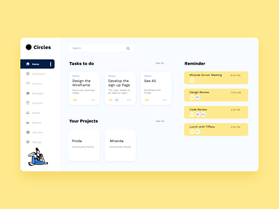 Daily UI 38: Employee  Dashboard