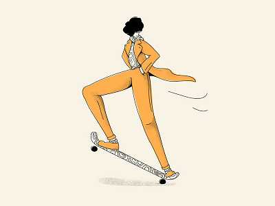 Skate to me baby! adobe ai animation graphic design illustration motion motion graphics