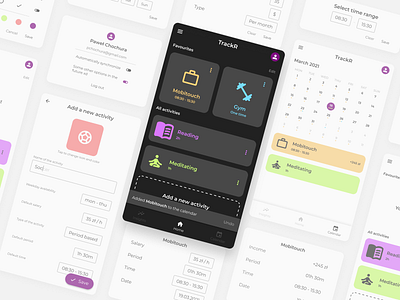 Two day rule challenge - 1 android app challenge design track time ui ux